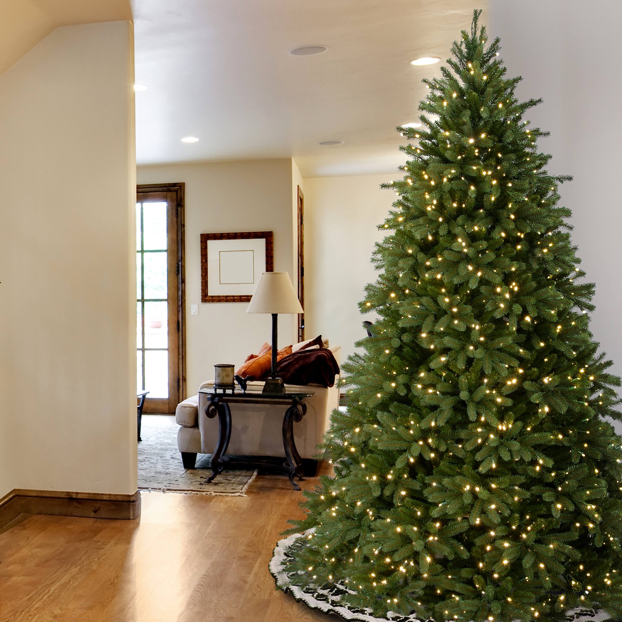 6.5ft. Pre-Lit Jersey Fraser Fir Artificial Christmas Tree, Clear Lights
